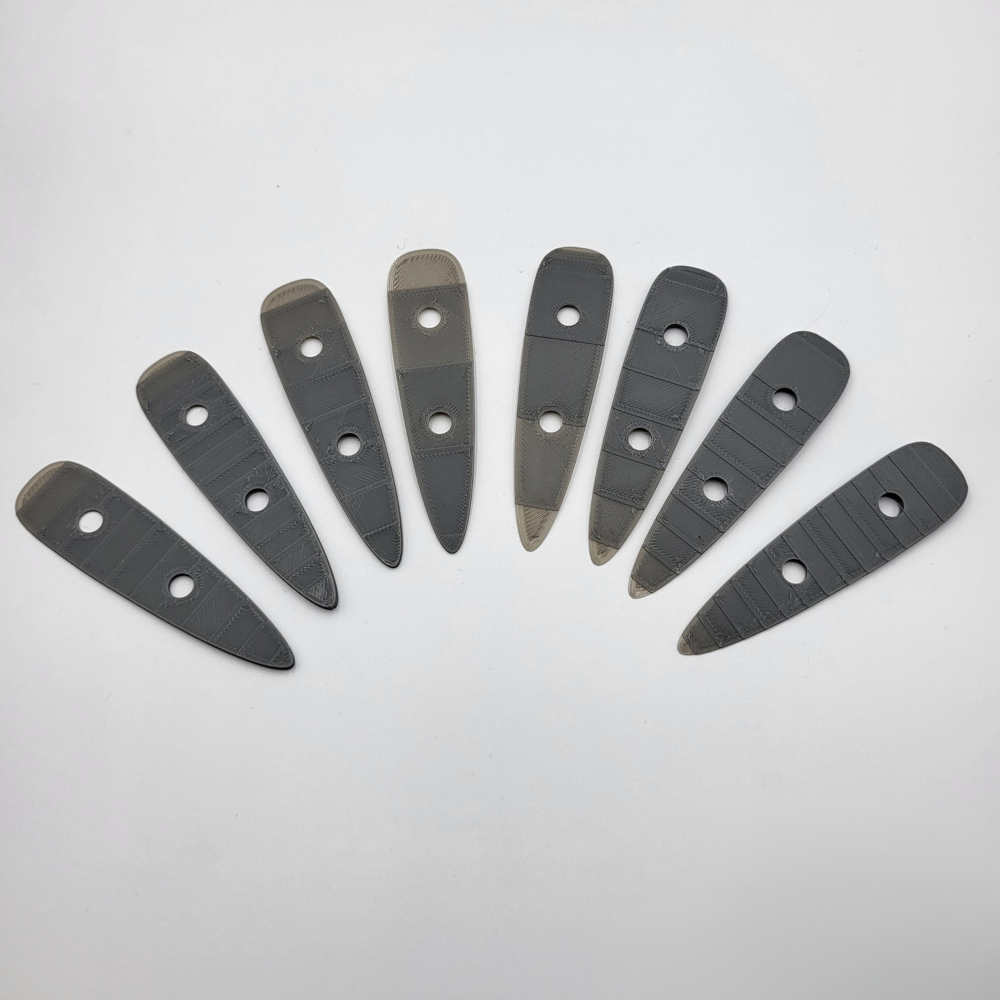 Takuma rear stabiliser shims adjust stab angle