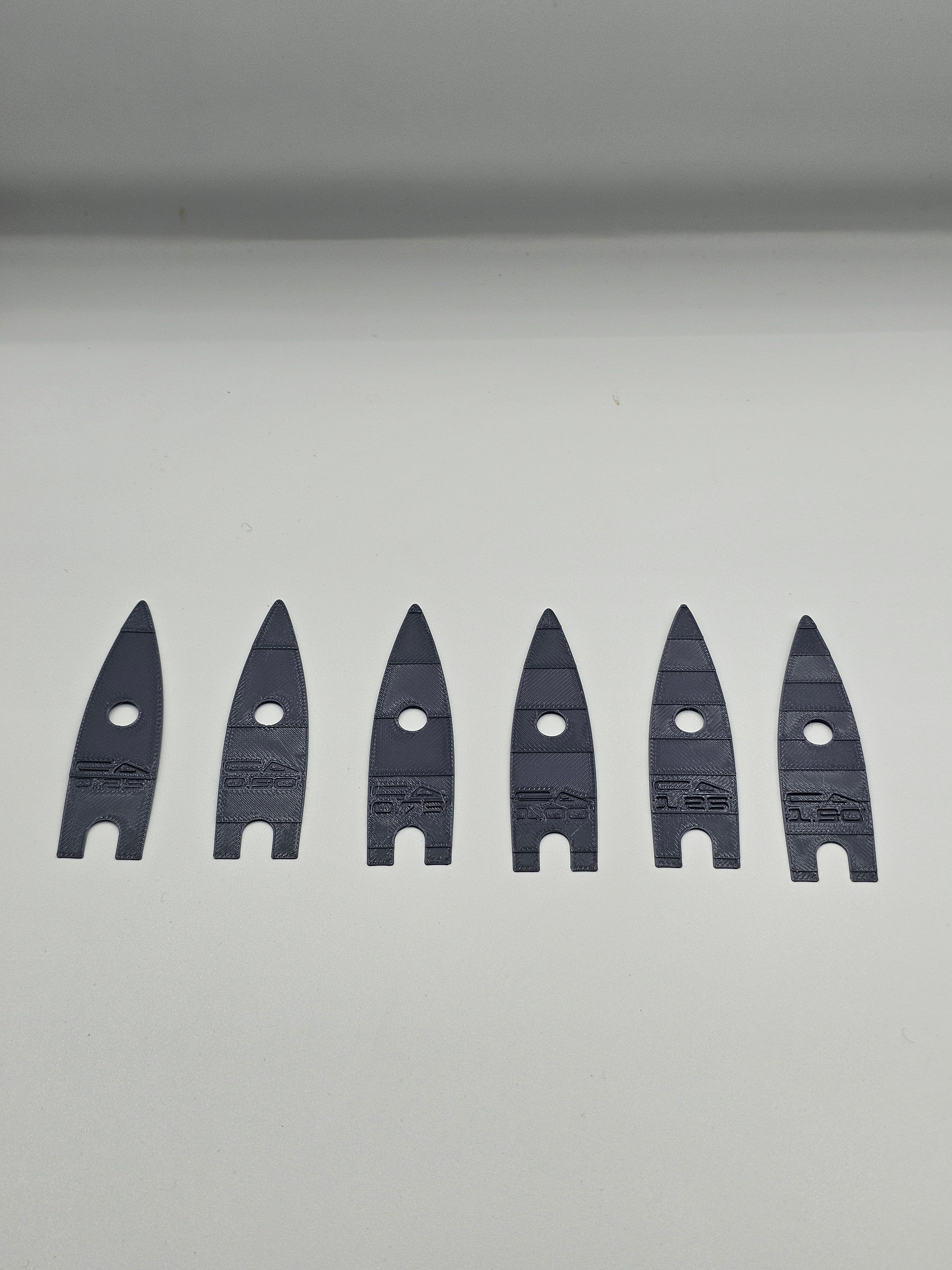 Code Foils rear stabiliser shims adjust stab angle  